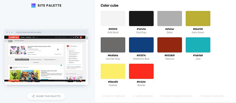 Paletas de color para diseño web en un clic 5