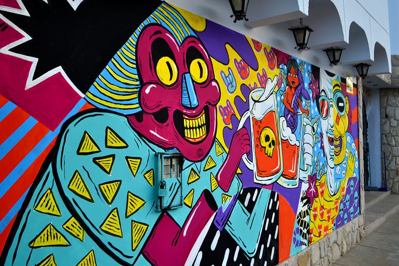 Mural Magestic Bar 2