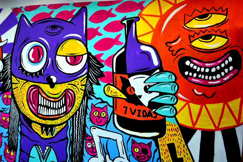 Mural Magestic Bar 7