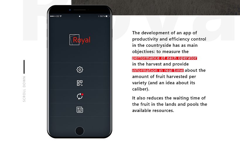 UI / UX App recolección fruta en Marruecos 1