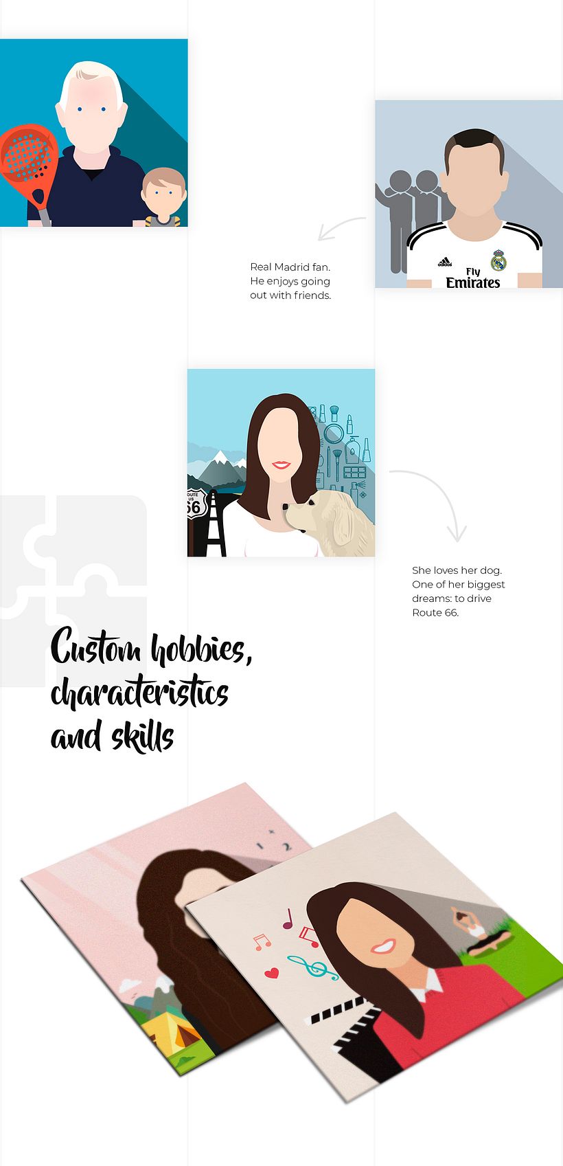 Ilustración avatares equipo 2