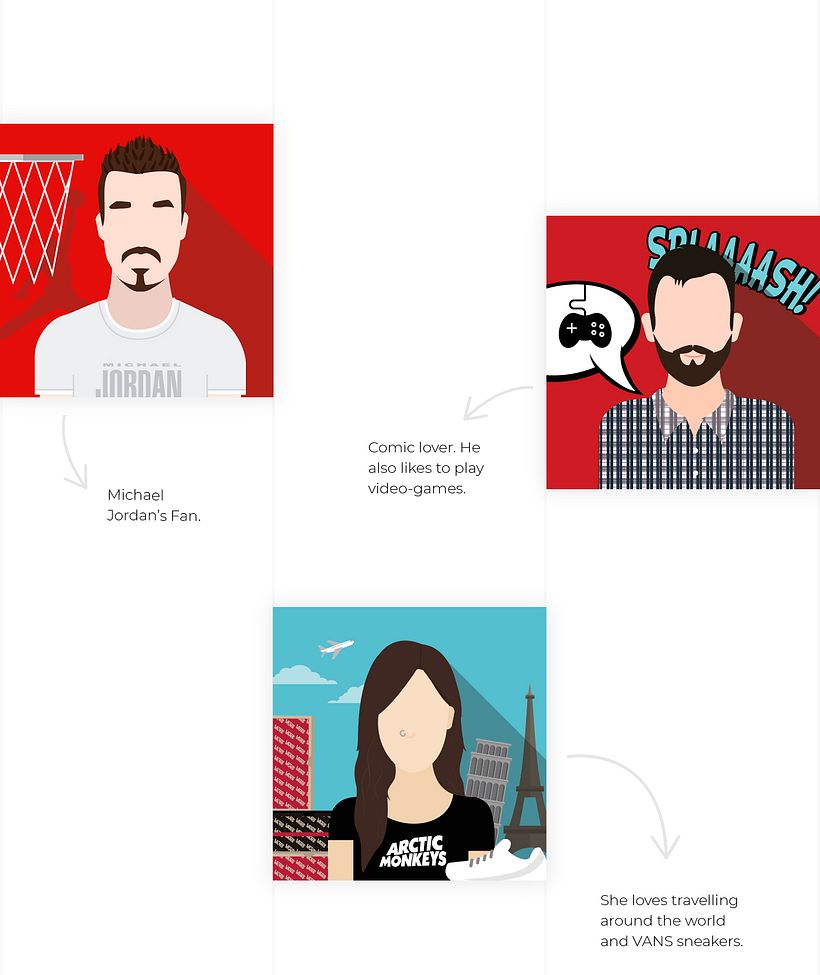 Ilustración avatares equipo 5