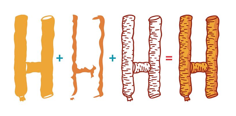 Diseña una tipografía digital de la A a la Z 7