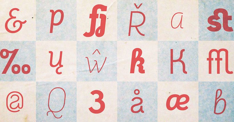 Diseña una tipografía digital de la A a la Z 19