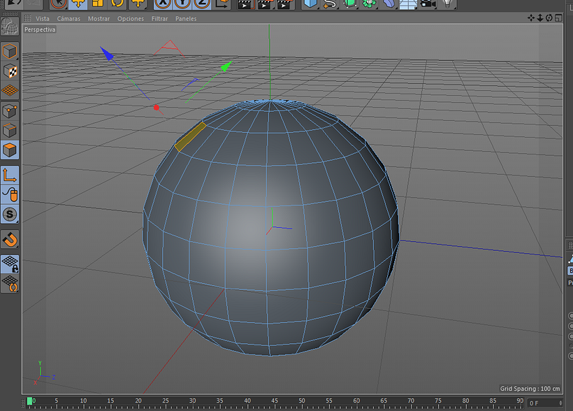 Ayuda con Cinema 4D.  Líneas de eje. 1