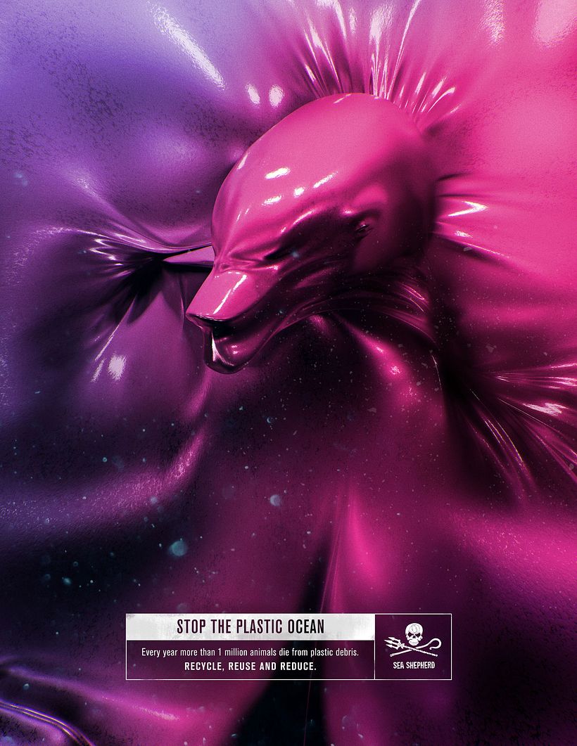 Animales plastificados para concienciar del peligro de los residuos 4