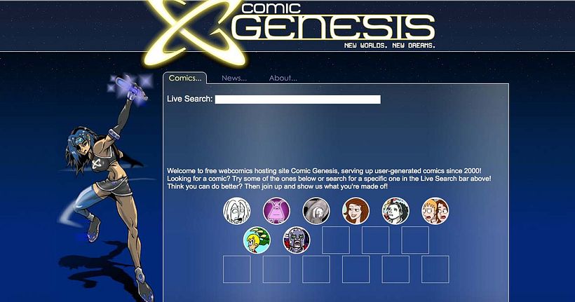 Comicgenesis.com Mascot (character design) 0