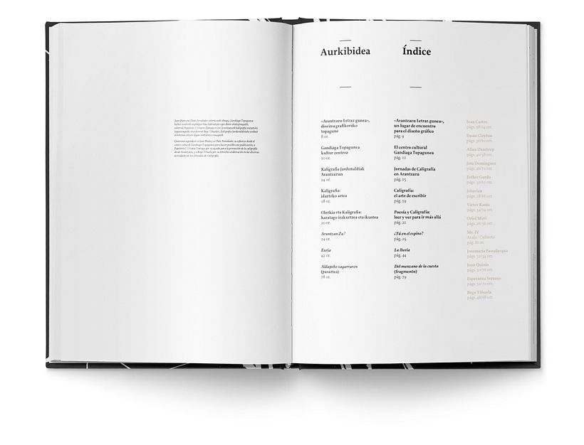 Libro «Caligrafía en Arantzazu: el arte de la bellas escritura»  2