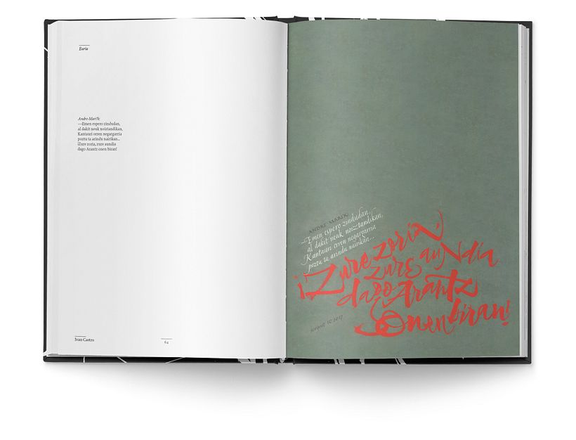 Libro «Caligrafía en Arantzazu: el arte de la bellas escritura»  13