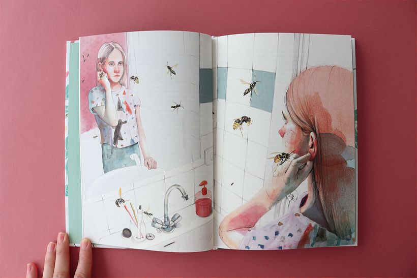 Ilustración para el libro "El futuro es femenino" Ed. Penguin Random House. Escrito por Sara Cano 0