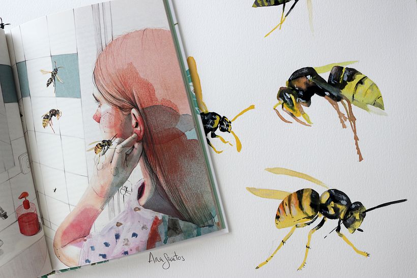 Ilustración para el libro "El futuro es femenino" Ed. Penguin Random House. Escrito por Sara Cano 4