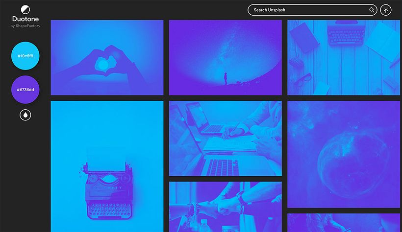 Duotone: imágenes duotono al instante 1