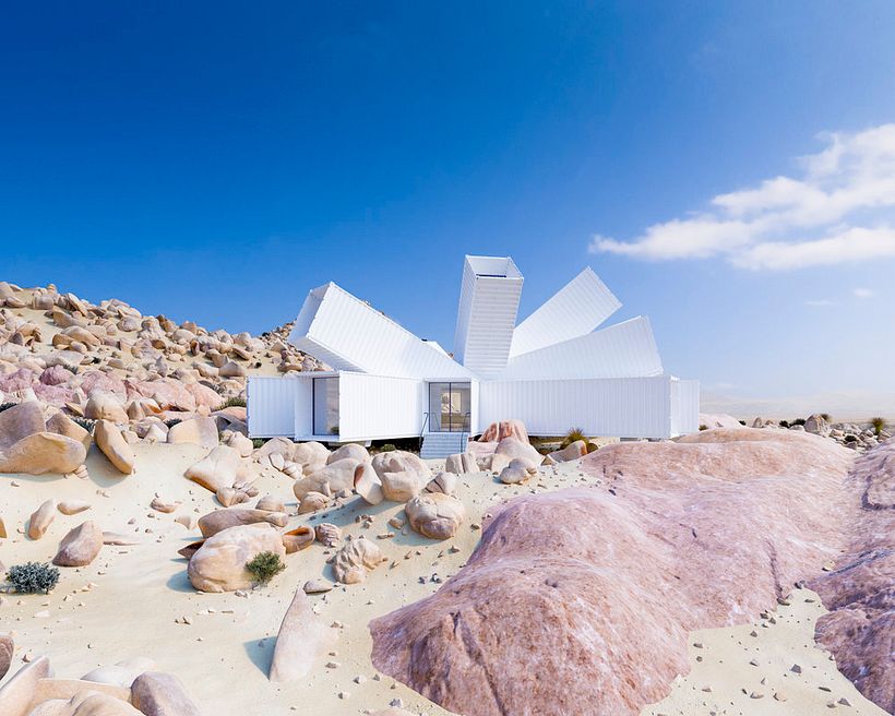 La residencia de contenedores diseñada por James Whitaker 4