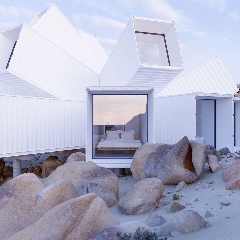 La residencia de contenedores diseñada por James Whitaker 5