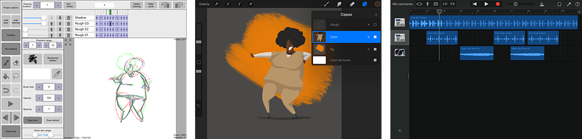Taystee. Animación desde el iPad 2