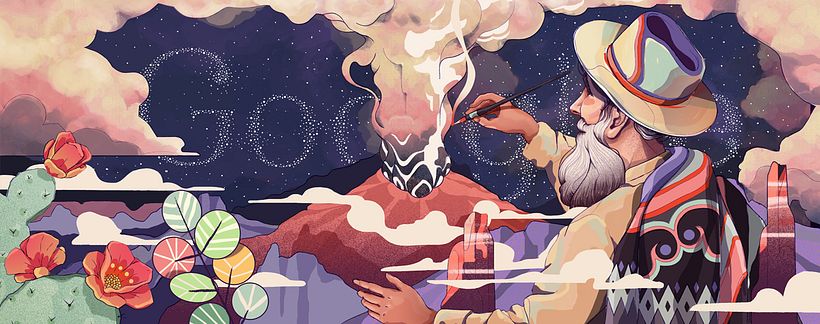 My doodle of Google 2