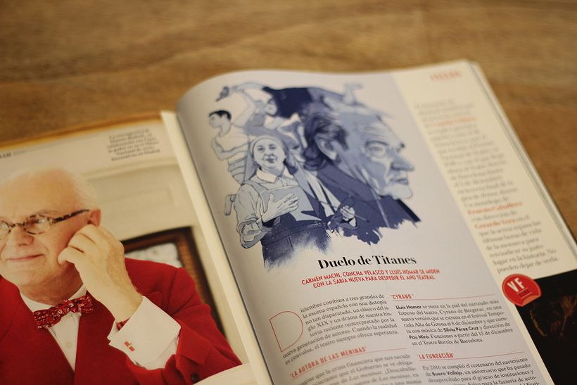 Vanity Fair, colaboración mensual. 12
