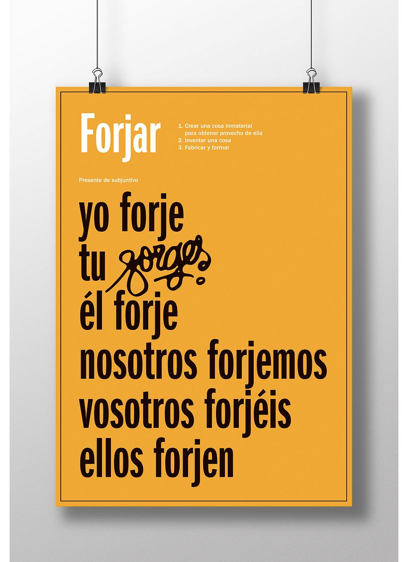 Cartel «Homenaje a Forges» 0