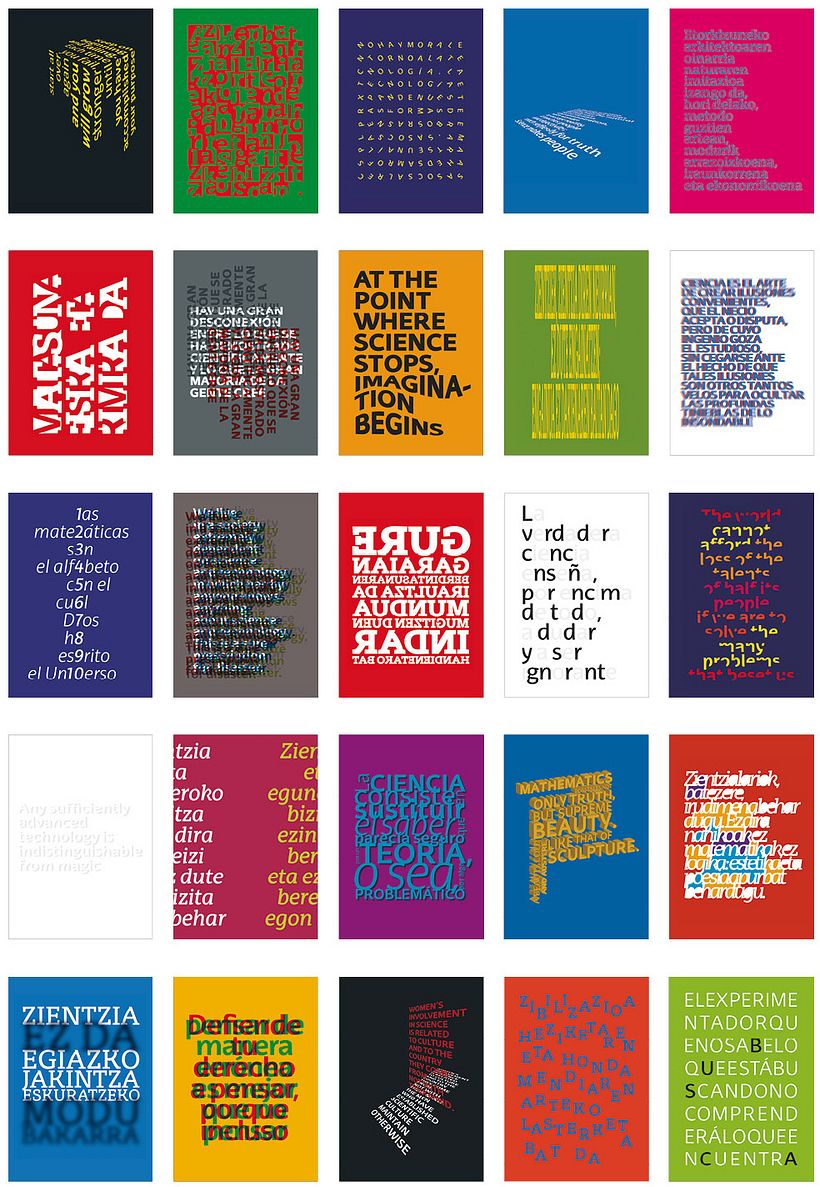 Exposición de diseño tipográfico «Alfabetización científica» 5
