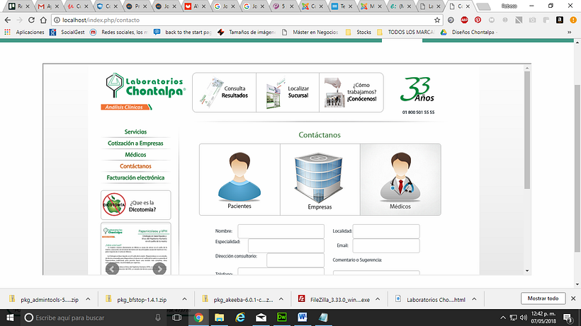 Ayuda formularios Joomla 1