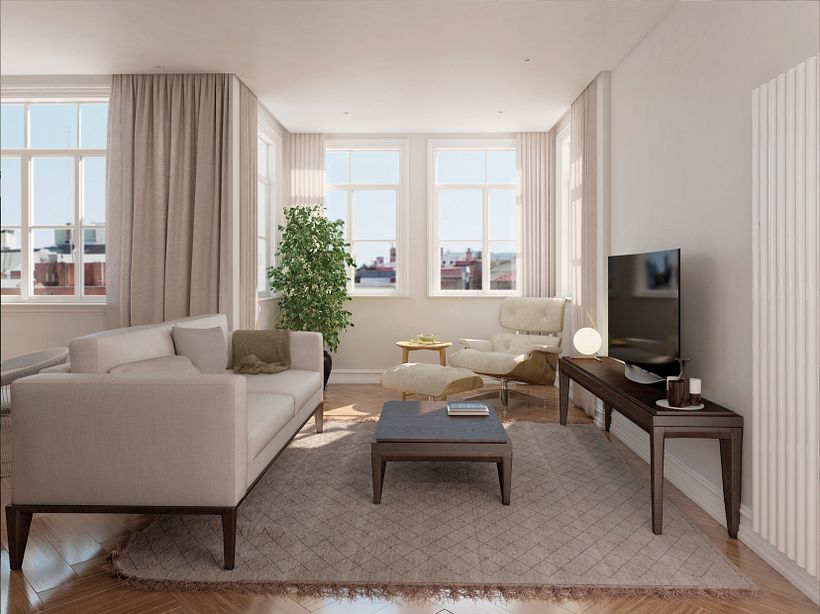 3D RENDER ARQUITECTURA INTERIORISMO Muntaner_Barcelona 4