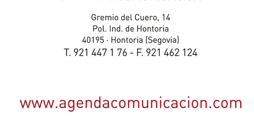 Propuesta: carpeta de presentación para Agenda Comunicación 1