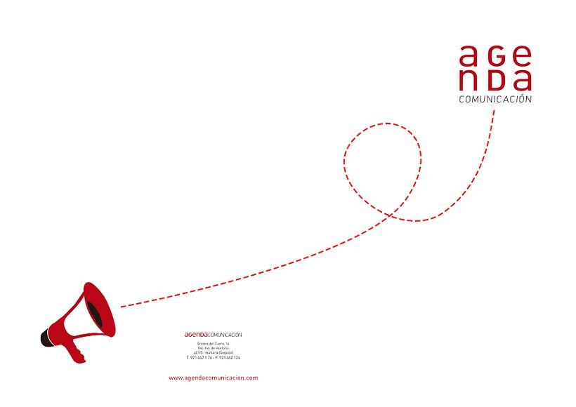 Propuesta: carpeta de presentación para Agenda Comunicación 8