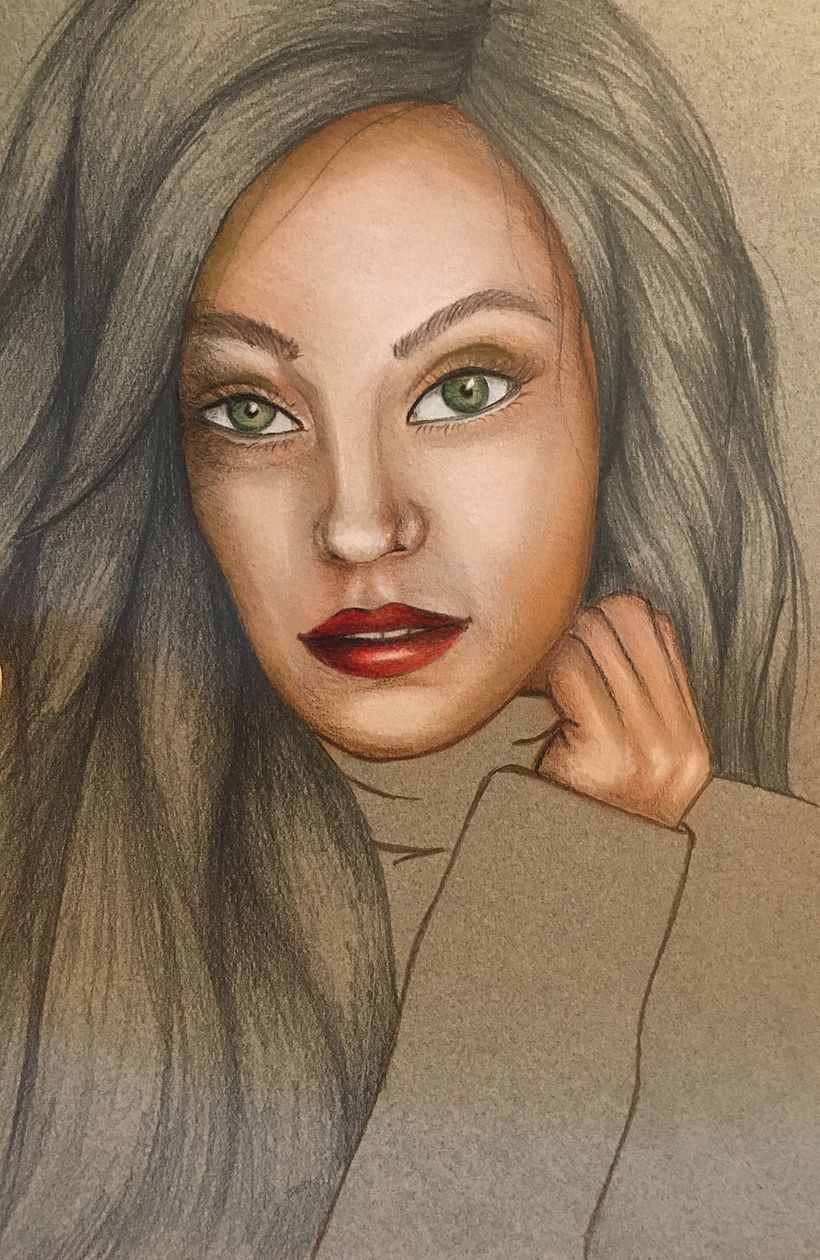 Mi Proyecto del curso: Ilustración con pastel y lápices de colores 0