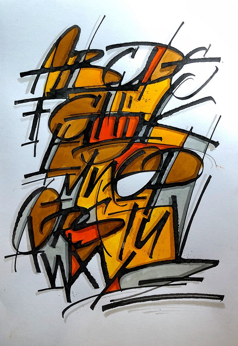 Ideas para este curso de caligrafía con tiralíneas .. 0