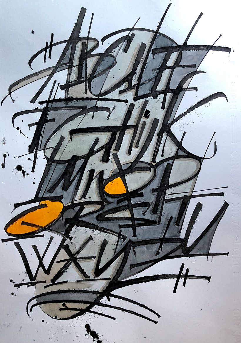 Ideas para este curso de caligrafía con tiralíneas .. 1