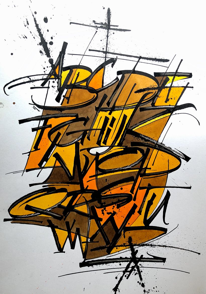 Ideas para este curso de caligrafía con tiralíneas .. 4