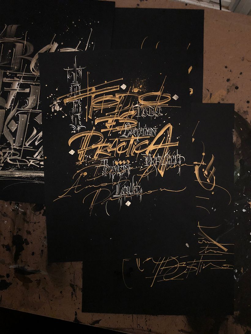 Ideas para este curso de caligrafía con tiralíneas .. 11