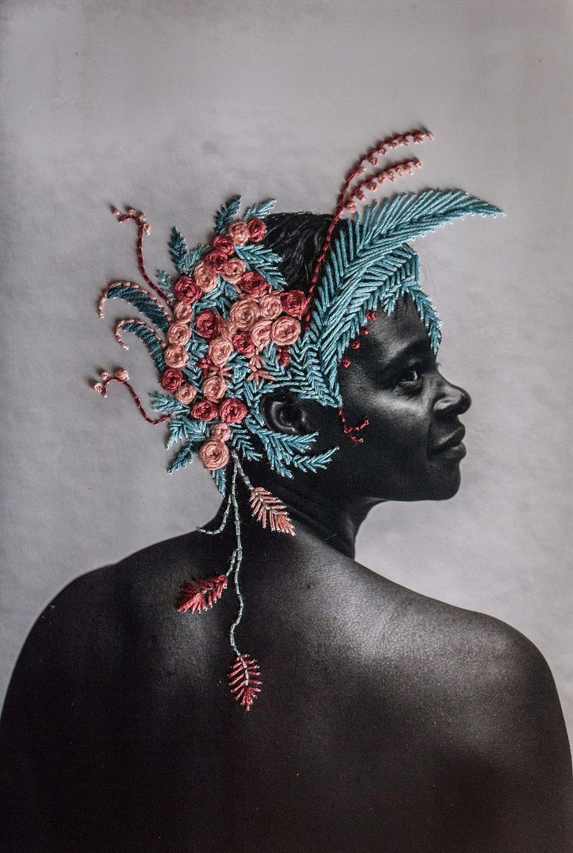 La fotografía bordada de Aline Brant 6