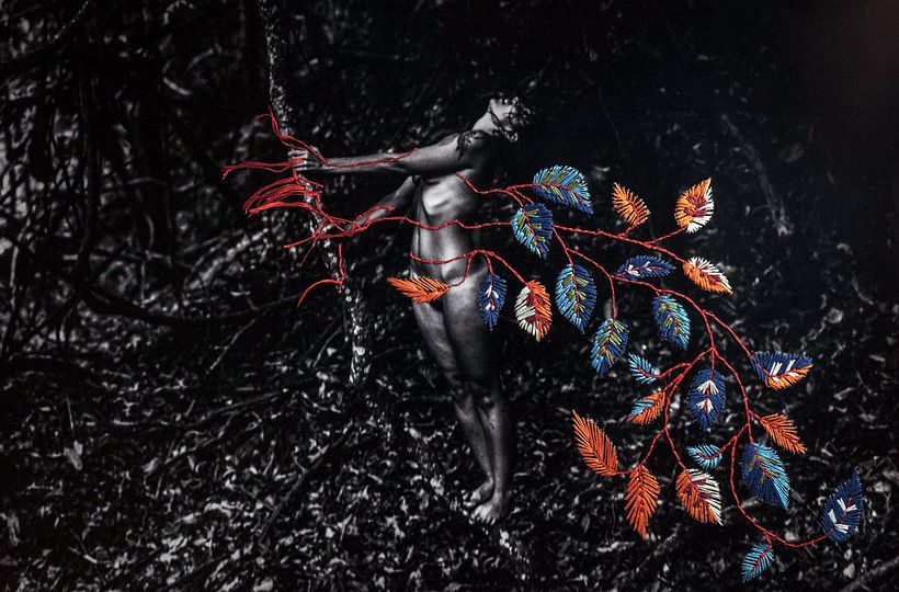 La fotografía bordada de Aline Brant 9