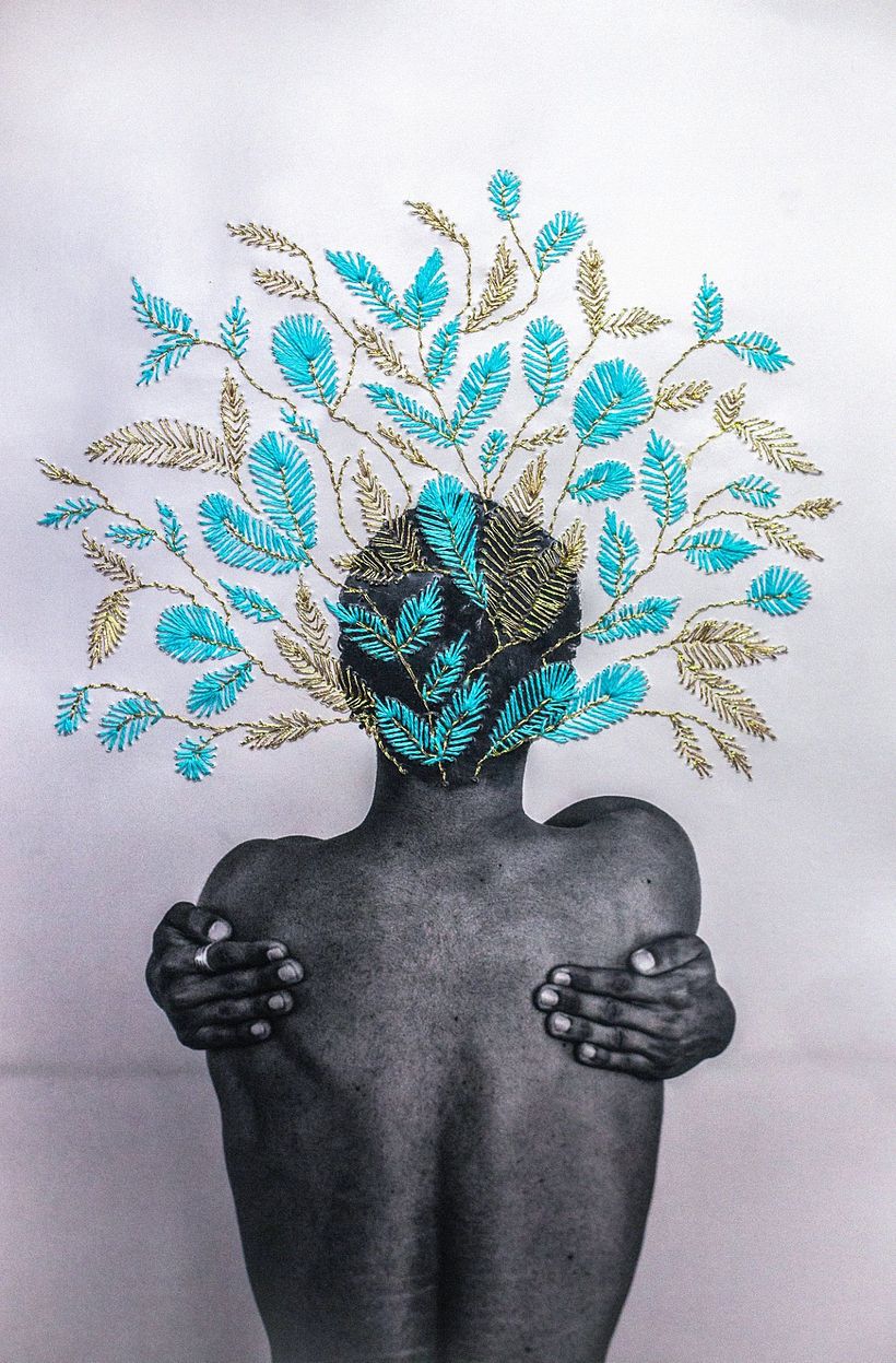 La fotografía bordada de Aline Brant 16