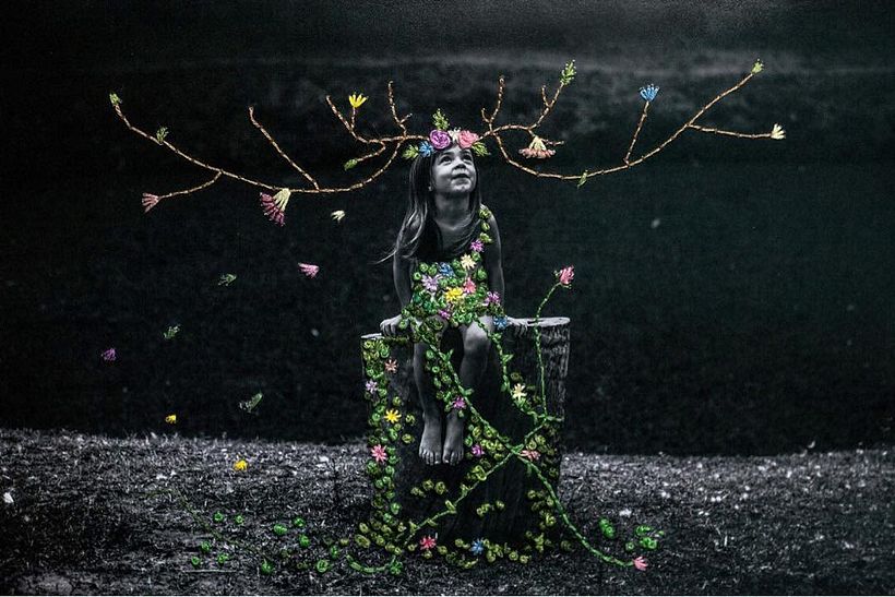 La fotografía bordada de Aline Brant 18