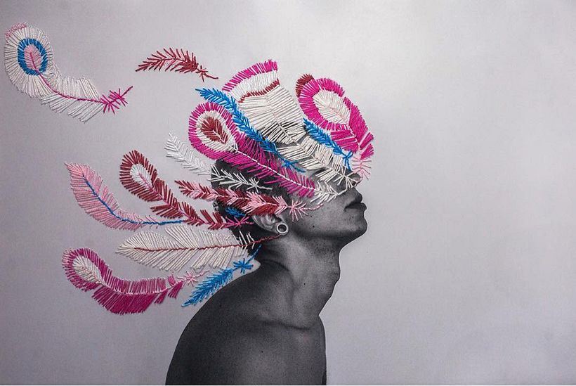 La fotografía bordada de Aline Brant 21