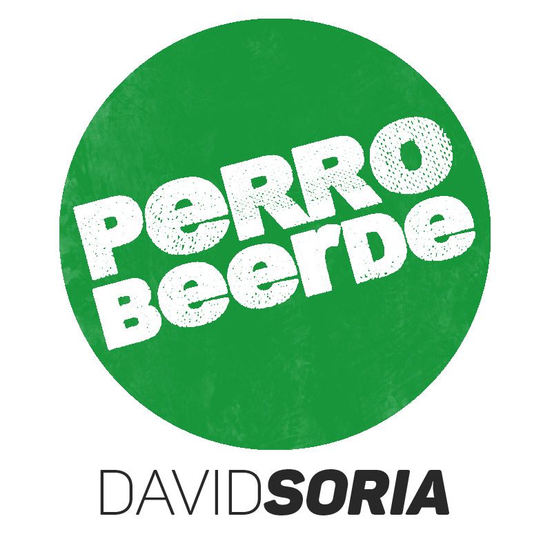 Etiqueta para la marca ficticia de cerveza "Perro Beerde".  6