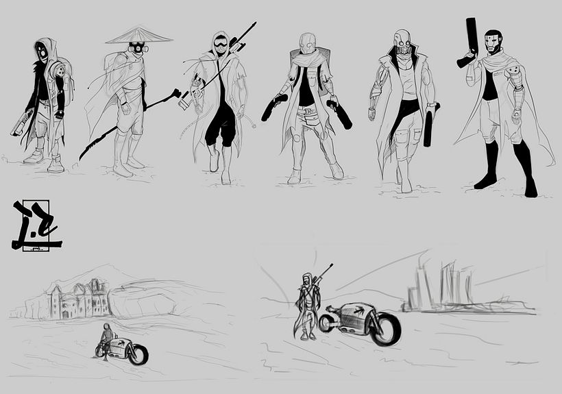 Saqueador...Mi Proyecto del curso: Diseño de personajes para concept art 2