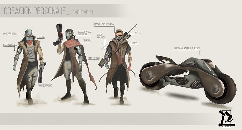 Saqueador...Mi Proyecto del curso: Diseño de personajes para concept art 3
