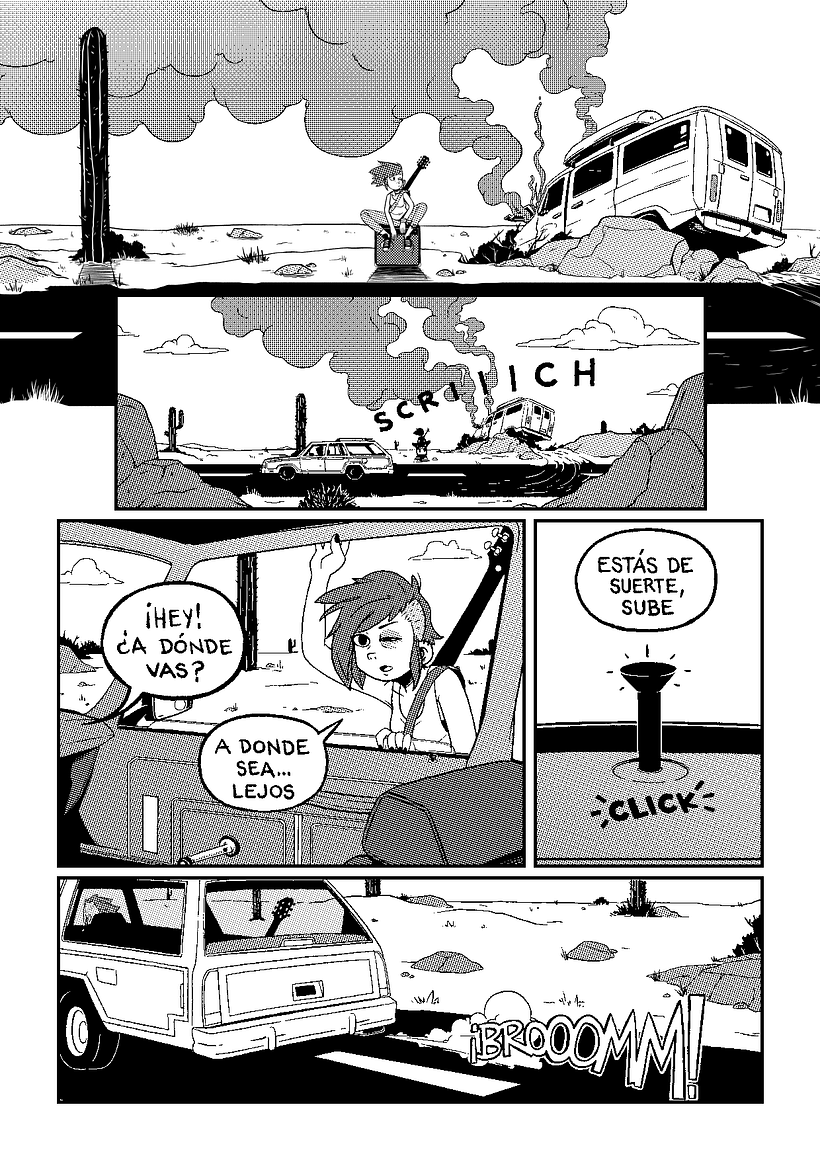 Comic: Hidden Track (Clip Studio Paint) 1