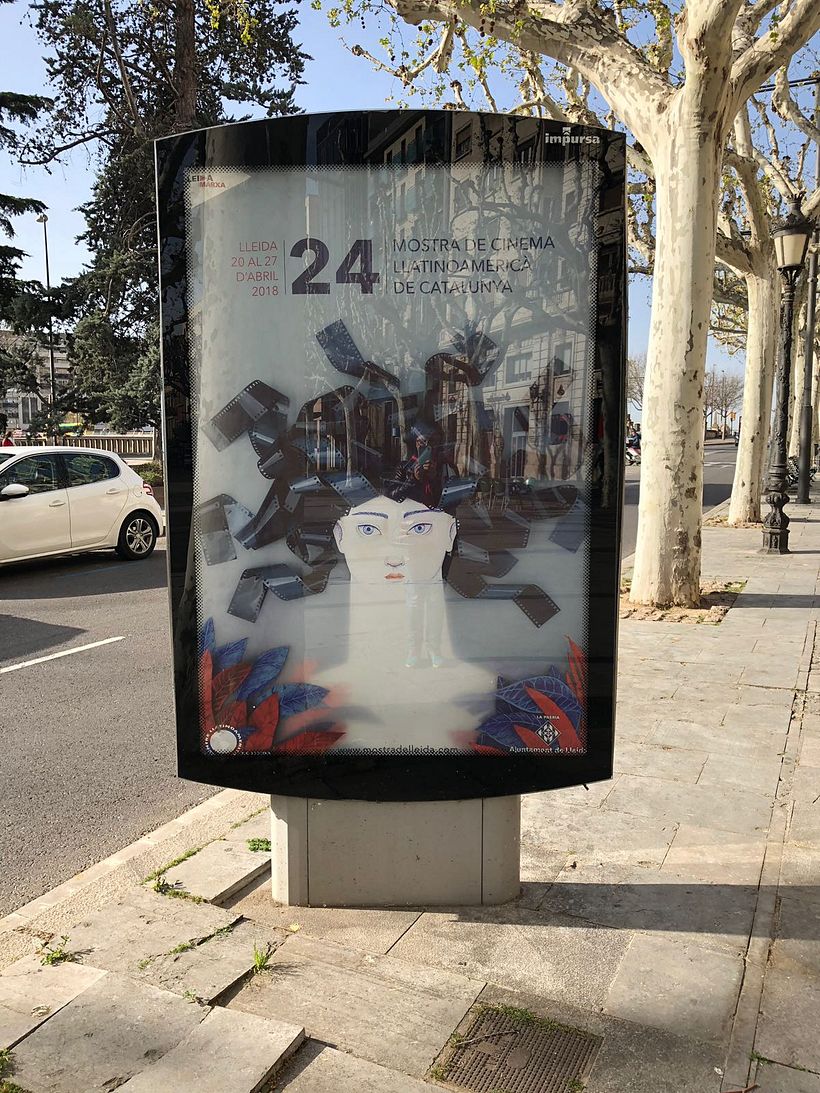 Poster for the 24th edition of the Latin American Film Festival of Catalonia 11