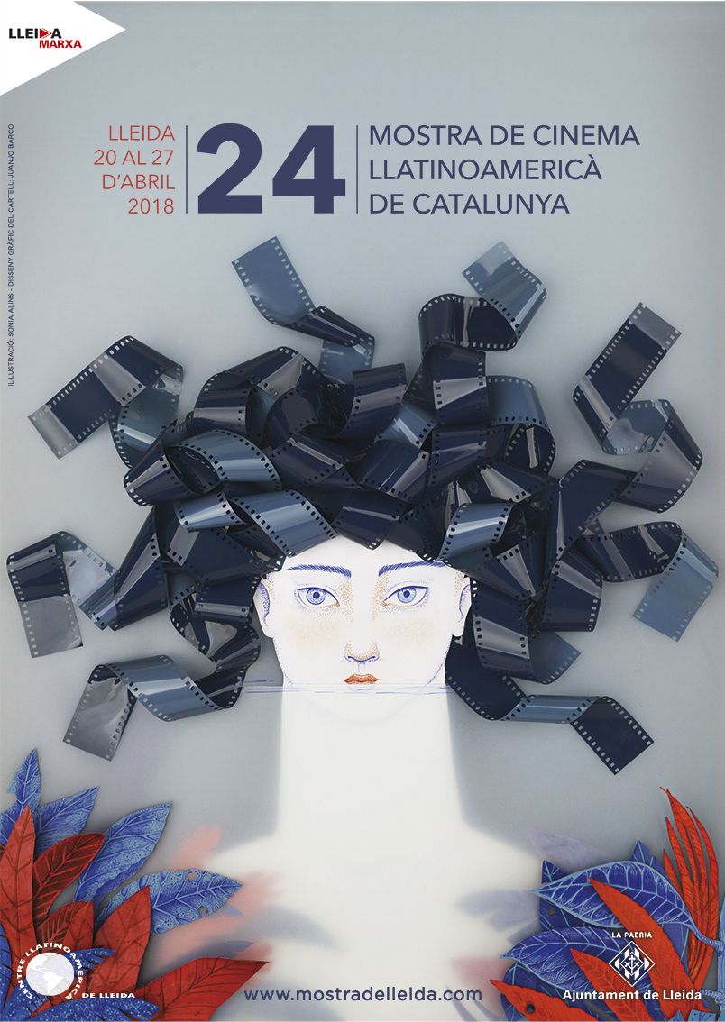 Poster for the 24th edition of the Latin American Film Festival of Catalonia 6