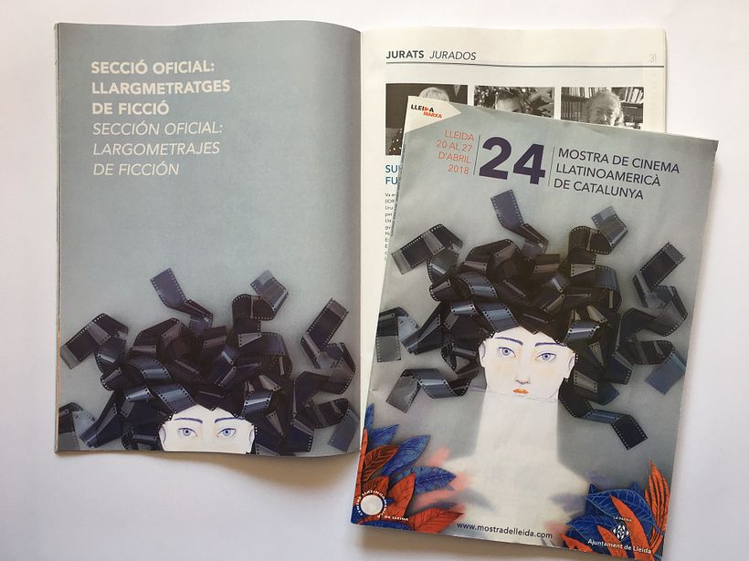 Poster for the 24th edition of the Latin American Film Festival of Catalonia 9