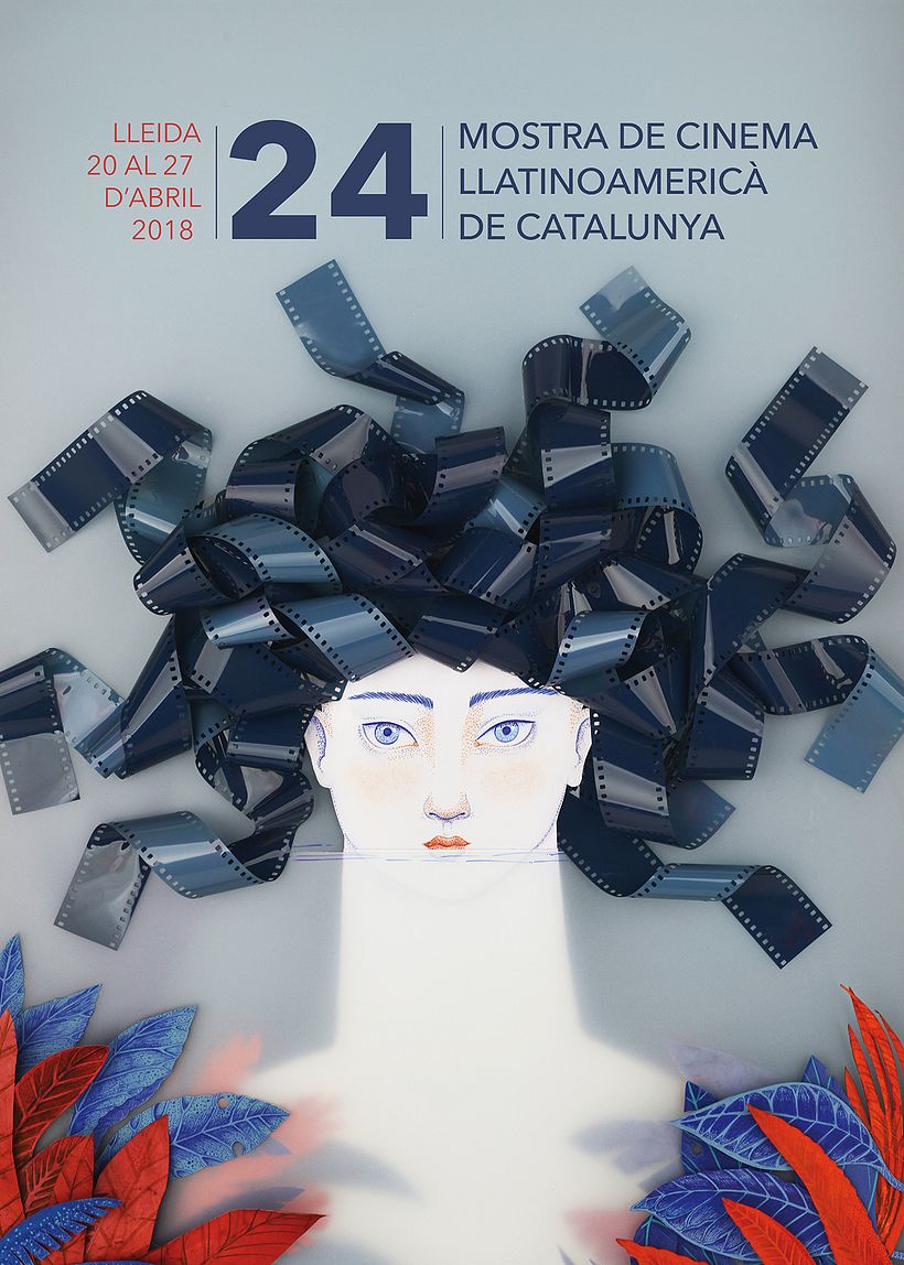Poster for the 24th edition of the Latin American Film Festival of Catalonia 5
