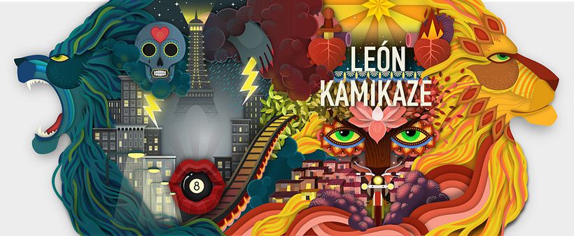 LEÓN KAMIKAZE BOOK COVER 0