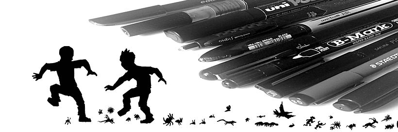 Inking techniques - Illustrazione tradizionale