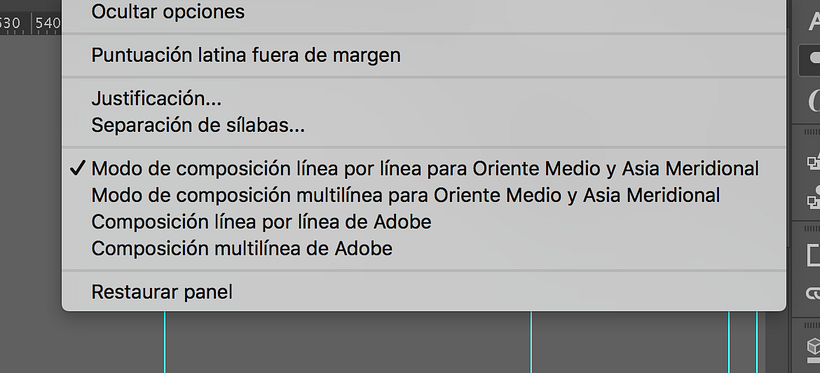 ¿Alguien sabe como escribir en árabe en illustrator? 2