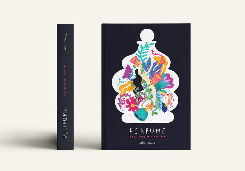 Perfume (book cover) + Proceso de trabajo 0