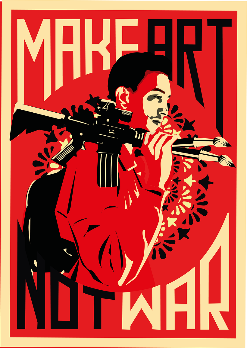 MAKE ART NOT WAR 0